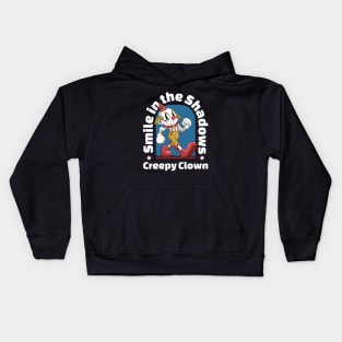 Creepy Jester Halloween Kids Hoodie